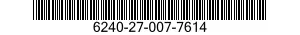 6240-27-007-7614 LAMP,INCANDESCENT 6240270077614 270077614