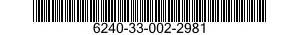 6240-33-002-2981 LAMP,GLOW 6240330022981 330022981