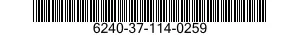 6240-37-114-0259 LAMP ASSY 6240371140259 371140259