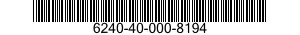 6240-40-000-8194 LAMP,INCANDESCENT 6240400008194 400008194