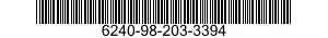 6240-98-203-3394 LAMP,INCANDESCENT 6240982033394 982033394