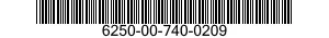 6250-00-740-0209  6250007400209 007400209