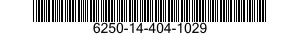 6250-14-404-1029  6250144041029 144041029