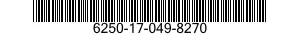 6250-17-049-8270 SOCKET,LAMP STARTER 6250170498270 170498270