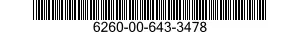 6260-00-643-3478  6260006433478 006433478