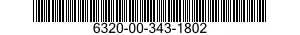 6320-00-343-1802  6320003431802 003431802