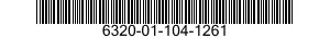 6320-01-104-1261  6320011041261 011041261