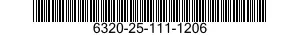 6320-25-111-1206  6320251111206 251111206