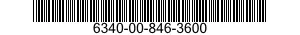 6340-00-846-3600 INDICATOR,FLIGHT COMMAND 6340008463600 008463600