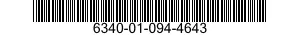 6340-01-094-4643 INDICATOR,FLIGHT COMMAND 6340010944643 010944643