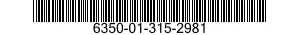 6350-01-315-2981 BUZZER 6350013152981 013152981
