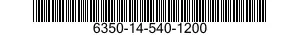 6350-14-540-1200 SOCKET BASE,FIRE DETECTING ELEMENT 6350145401200 145401200