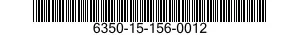 6350-15-156-0012 PROCESSOR,SURVEILLANCE DATA 6350151560012 151560012