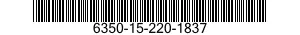 6350-15-220-1837 TELECOMANDO VIA RAD 6350152201837 152201837