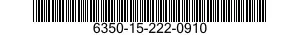 6350-15-222-0910 SEGNALE ACUSTICO LU 6350152220910 152220910