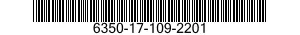 6350-17-109-2201 ALARM SET,ANTI-INTRUSION,RESTRICTED AREA 6350171092201 171092201