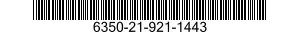 6350-21-921-1443 HORN,SIGNAL 6350219211443 219211443