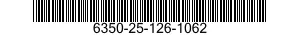 6350-25-126-1062 PROGRAMKORT 6350251261062 251261062