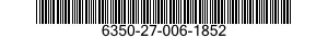 6350-27-006-1852 BUZZER 6350270061852 270061852
