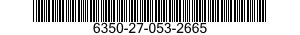 6350-27-053-2665 SOCKET BASE,FIRE DETECTING ELEMENT 6350270532665 270532665