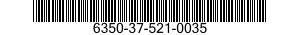 6350-37-521-0035 KEYPAD,CONTROL-COMMUNICATOR,PROGRAMMING 6350375210035 375210035