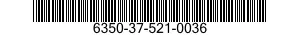 6350-37-521-0036 KEYPAD,CONTROL-COMMUNICATOR,PROGRAMMING 6350375210036 375210036