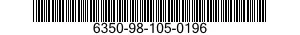 6350-98-105-0196 BUZZER 6350981050196 981050196