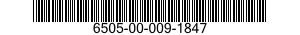 6505-00-009-1847  6505000091847 000091847