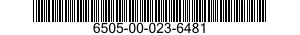 6505-00-023-6481 ISOPROTERENOL SULFATE INHALATION AEROSOL,USP 6505000236481 000236481