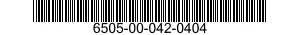 6505-00-042-0404  6505000420404 000420404