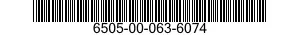 6505-00-063-6074  6505000636074 000636074