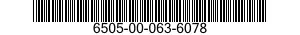 6505-00-063-6078  6505000636078 000636078