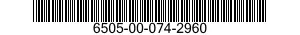 6505-00-074-2960  6505000742960 000742960