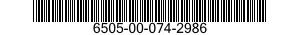 6505-00-074-2986  6505000742986 000742986