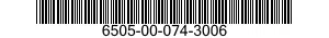 6505-00-074-3006  6505000743006 000743006