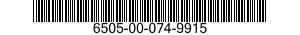 6505-00-074-9915  6505000749915 000749915