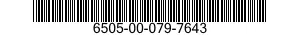 6505-00-079-7643  6505000797643 000797643