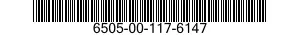 6505-00-117-6147 TETRACYCLINE HYDROCHLORIDE CAPSULES,USP 6505001176147 001176147