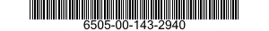 6505-00-143-2940  6505001432940 001432940