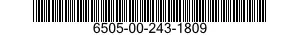 6505-00-243-1809  6505002431809 002431809