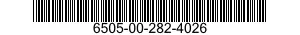 6505-00-282-4026 PROCAINAMIDE HYDROCHLORIDE EXTENDED-RELEASE TABLETS,USP 6505002824026 002824026