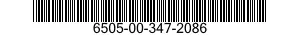 6505-00-347-2086  6505003472086 003472086