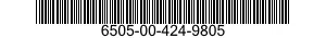 6505-00-424-9805  6505004249805 004249805