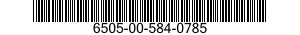 6505-00-584-0785  6505005840785 005840785