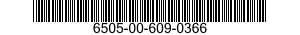 6505-00-609-0366  6505006090366 006090366