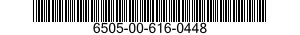 6505-00-616-0448  6505006160448 006160448