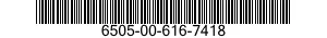 6505-00-616-7418  6505006167418 006167418