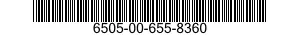 6505-00-655-8360  6505006558360 006558360