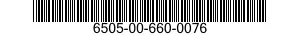 6505-00-660-0076 GITALIN TABLETS 6505006600076 006600076