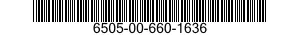 6505-00-660-1636  6505006601636 006601636